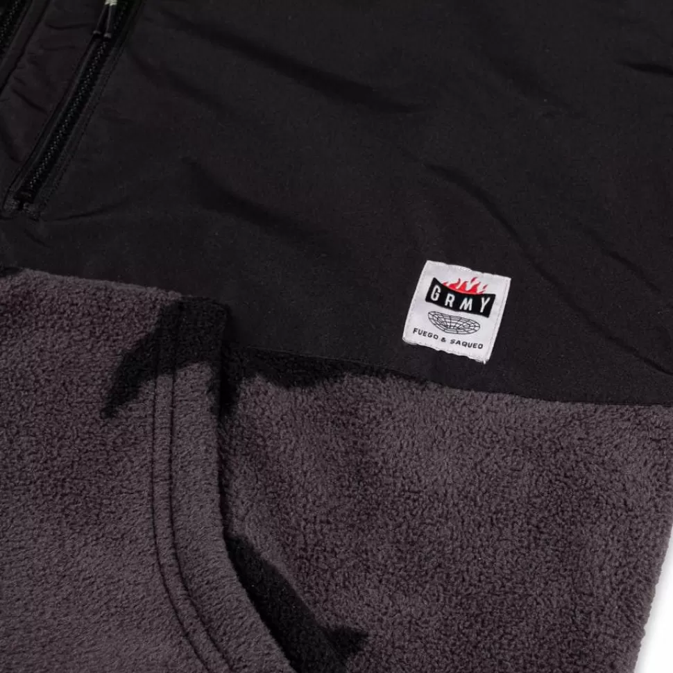 Jackets*Grimey Sudadera Capucha Back At You All Over Print Polar - Black - Fw23