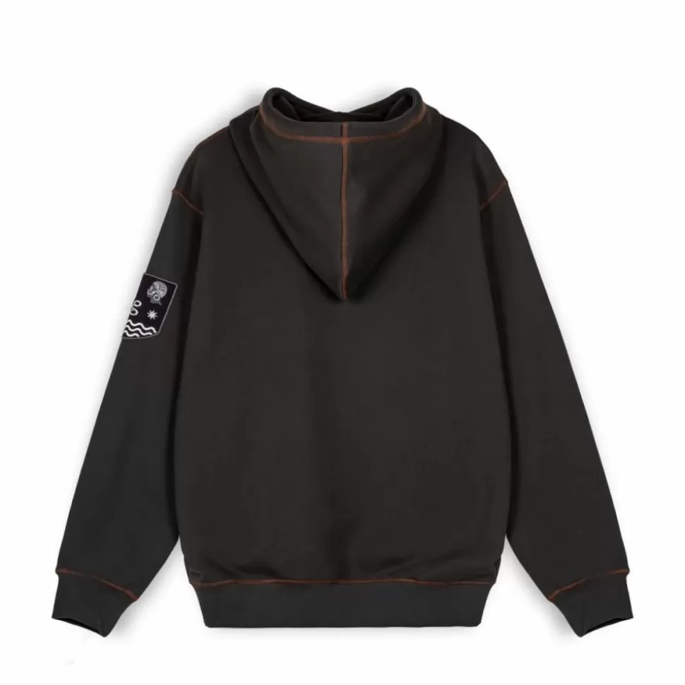 Sweatshirts*Grimey Sudadera Capucha Fire Route - Black - Spring 23