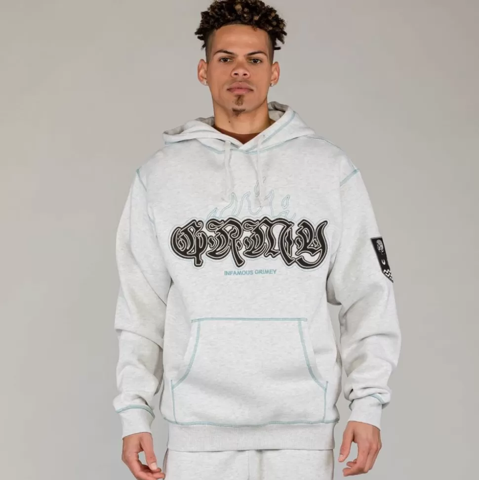 Sweatshirts*Grimey Sudadera Capucha Fire Route Sport Grey - Spring 23