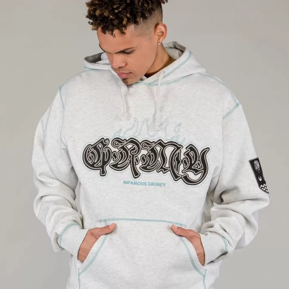 Sweatshirts*Grimey Sudadera Capucha Fire Route Sport Grey - Spring 23