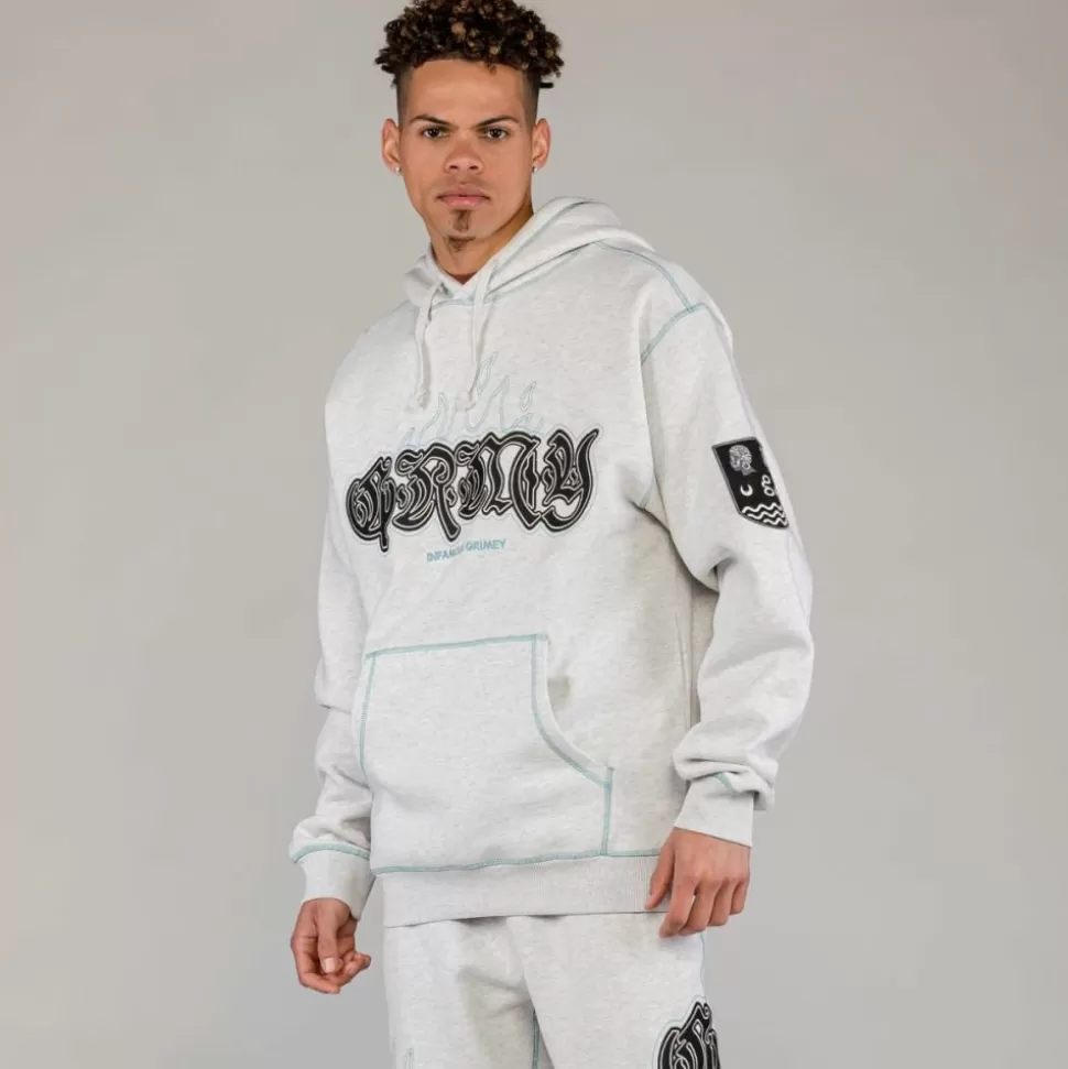 Sweatshirts*Grimey Sudadera Capucha Fire Route Sport Grey - Spring 23