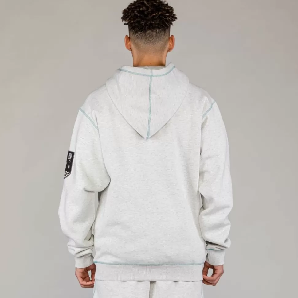 Sweatshirts*Grimey Sudadera Capucha Fire Route Sport Grey - Spring 23