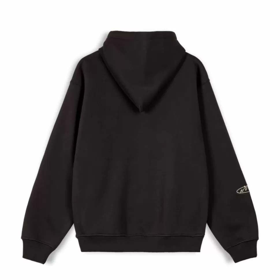 Organic*Grimey Sudadera Capucha Melted Stone Vintage - Black - Fw23