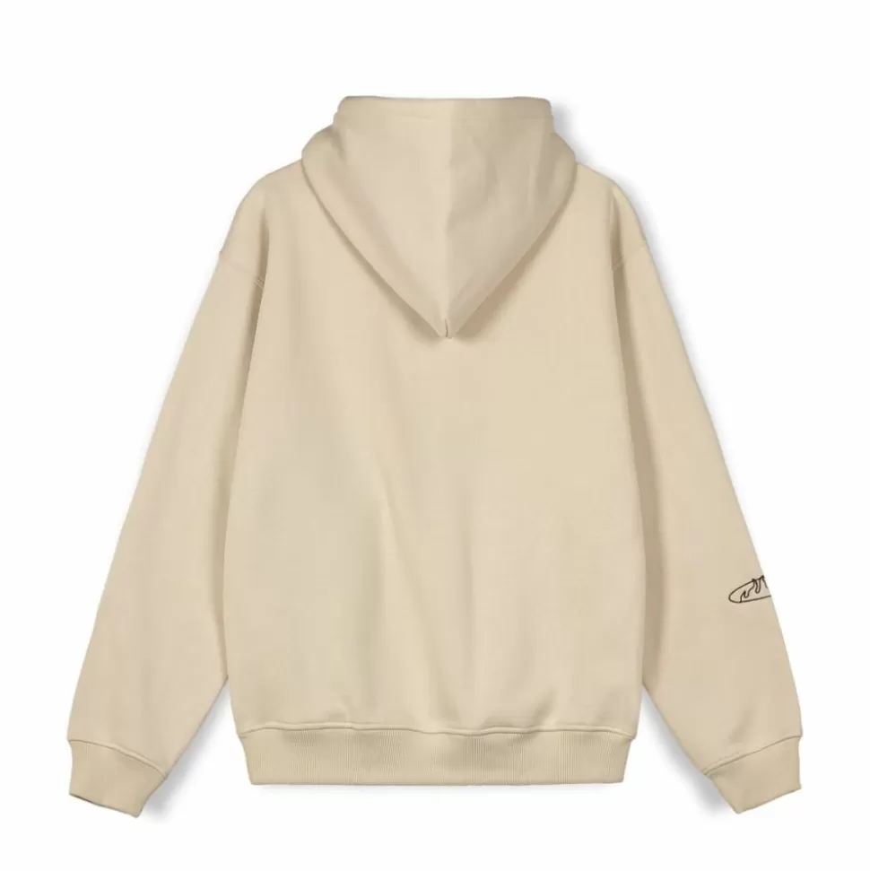 Organic*Grimey Sudadera Capucha Melted Stone Vintage - Cream - Fw23