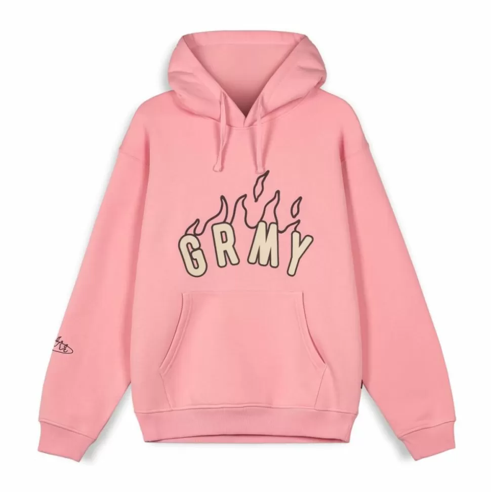 Organic*Grimey Sudadera Capucha Melted Stone Vintage - Pink - Fw23
