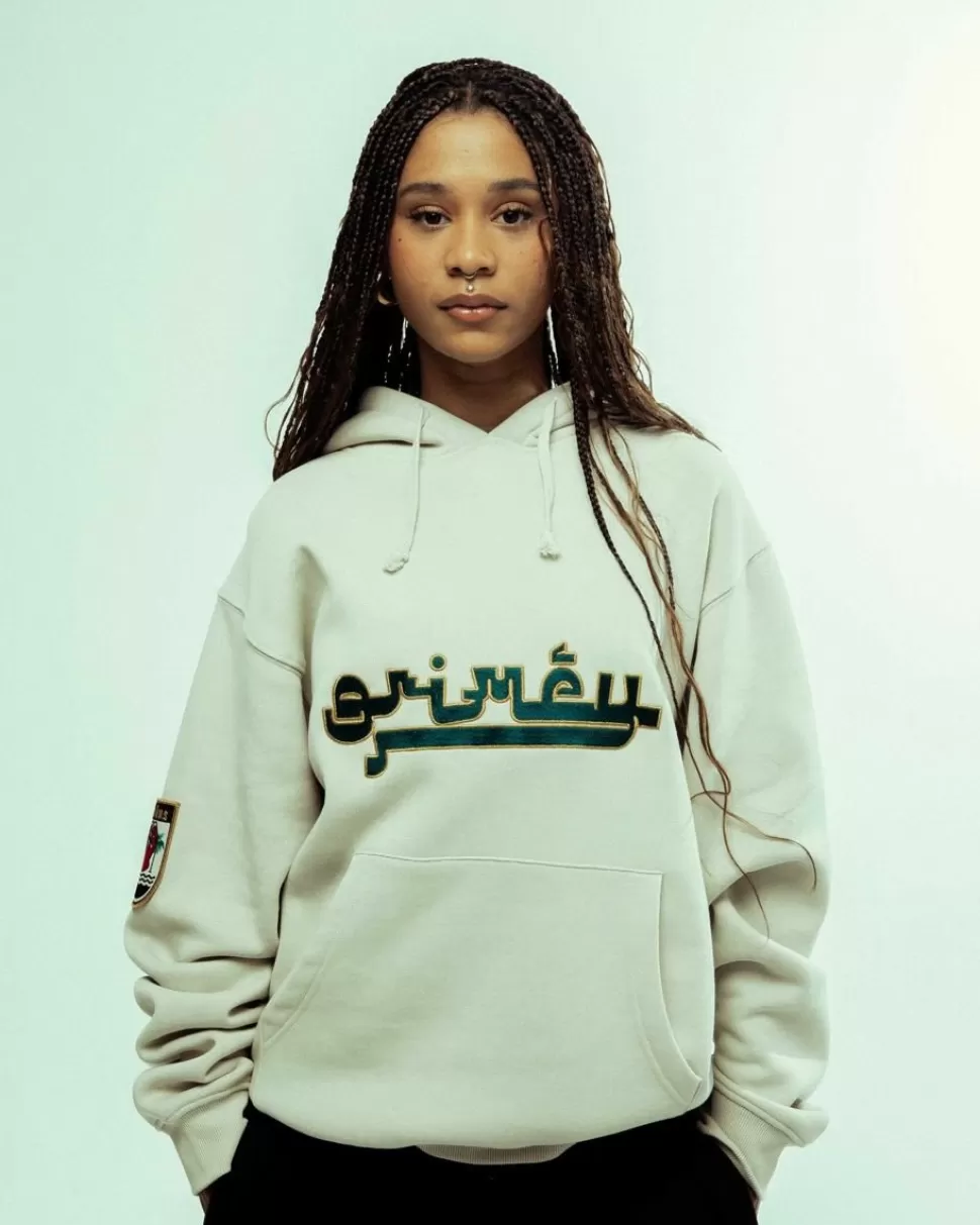 Sweatshirts*Grimey Sudadera Capucha Nablus Stones Vintage - White - Fw23