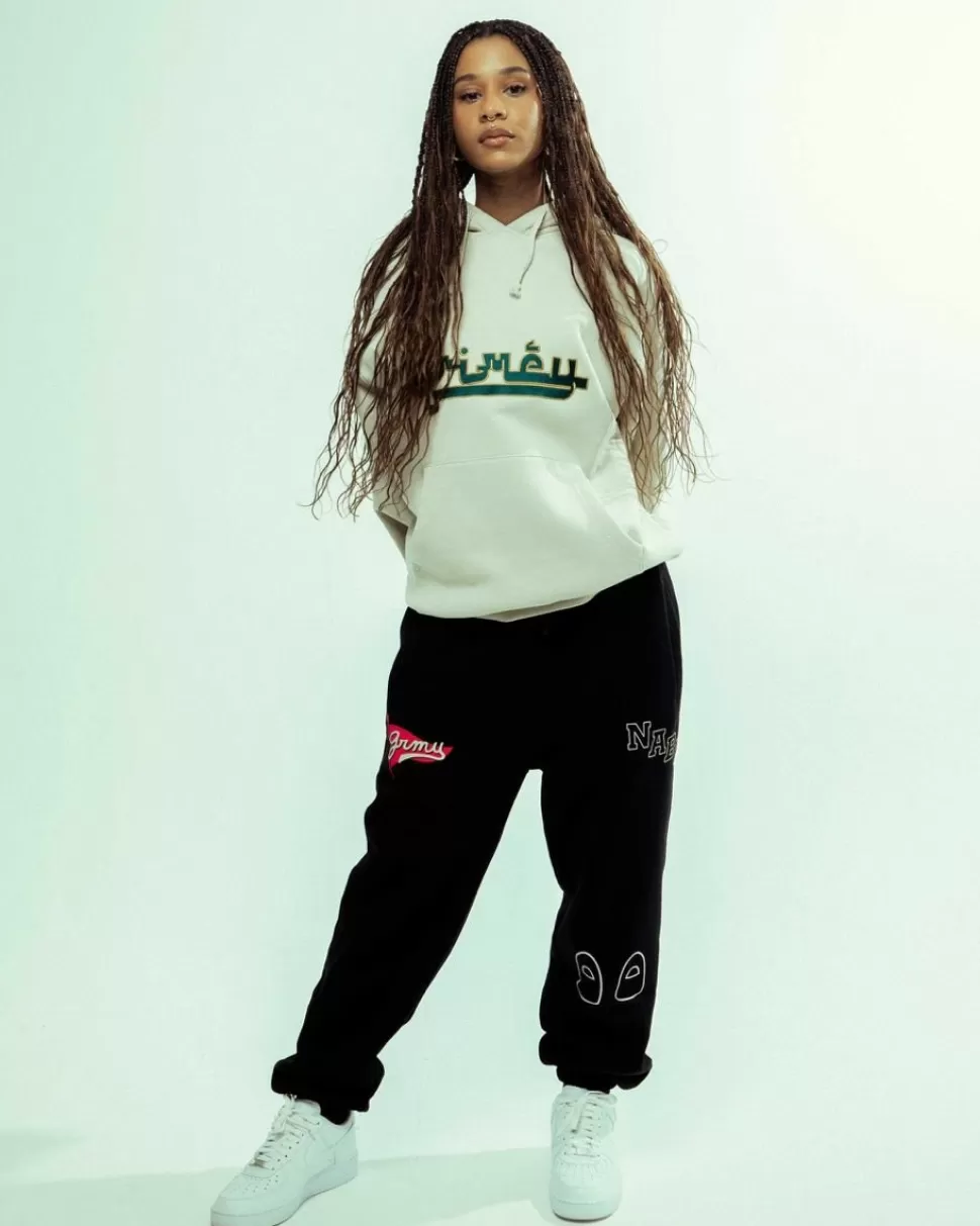 Sweatshirts*Grimey Sudadera Capucha Nablus Stones Vintage - White - Fw23
