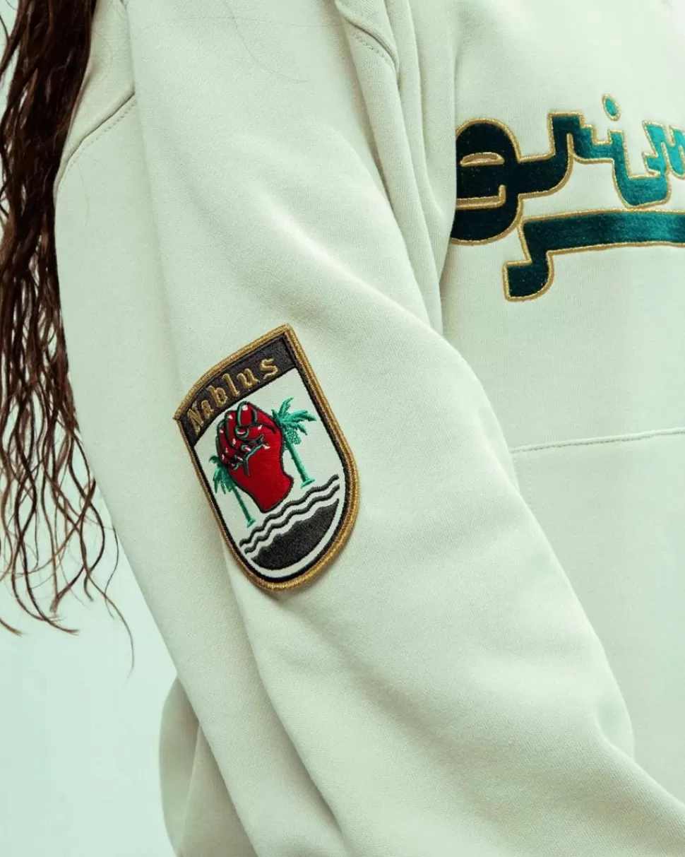 Sweatshirts*Grimey Sudadera Capucha Nablus Stones Vintage - White - Fw23