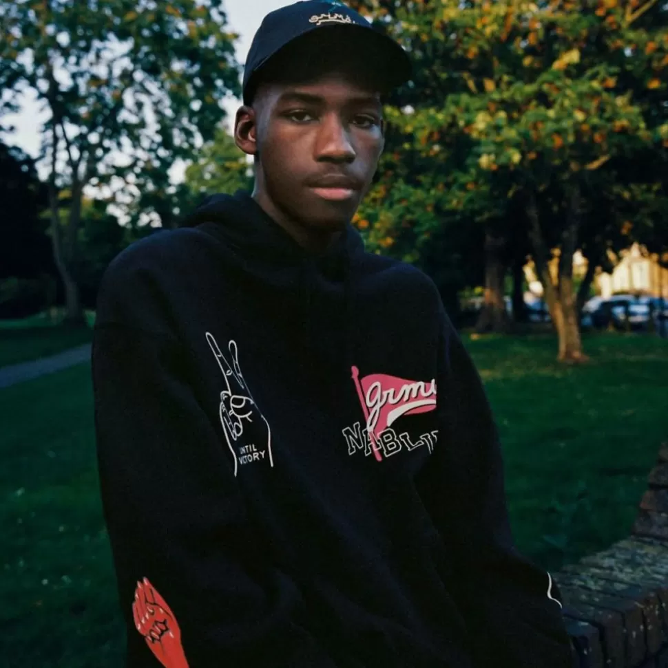 Sweatshirts*Grimey Sudadera Capucha Nablus Vintage - Black - Fw23