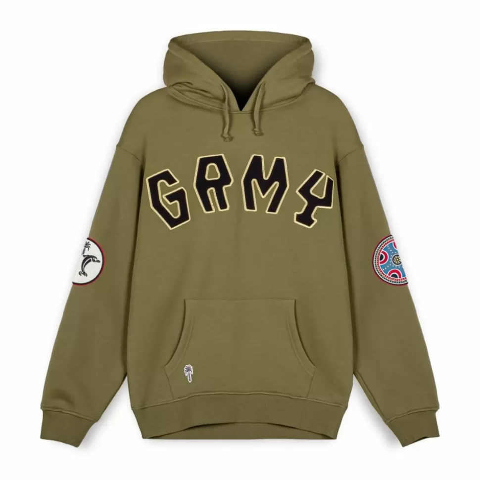 Sweatshirts*Grimey Sudadera Capucha The Clout - Khaki - Spring 23