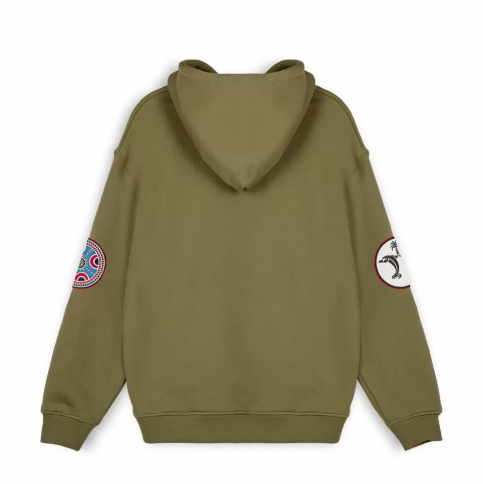 Sweatshirts*Grimey Sudadera Capucha The Clout - Khaki - Spring 23