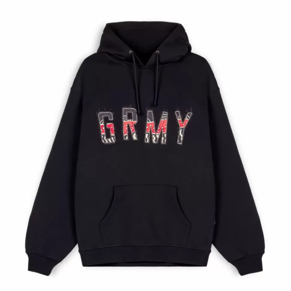 Sweatshirts*Grimey Sudadera Capucha The Toughest Black - Spring 23