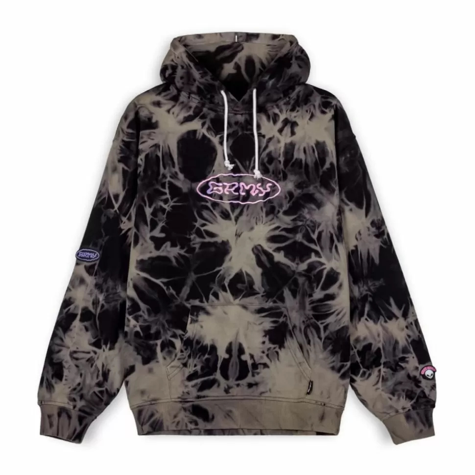 Sweatshirts*Grimey Sudadera Capucha Ufollow Bleached - Black - Spring 23