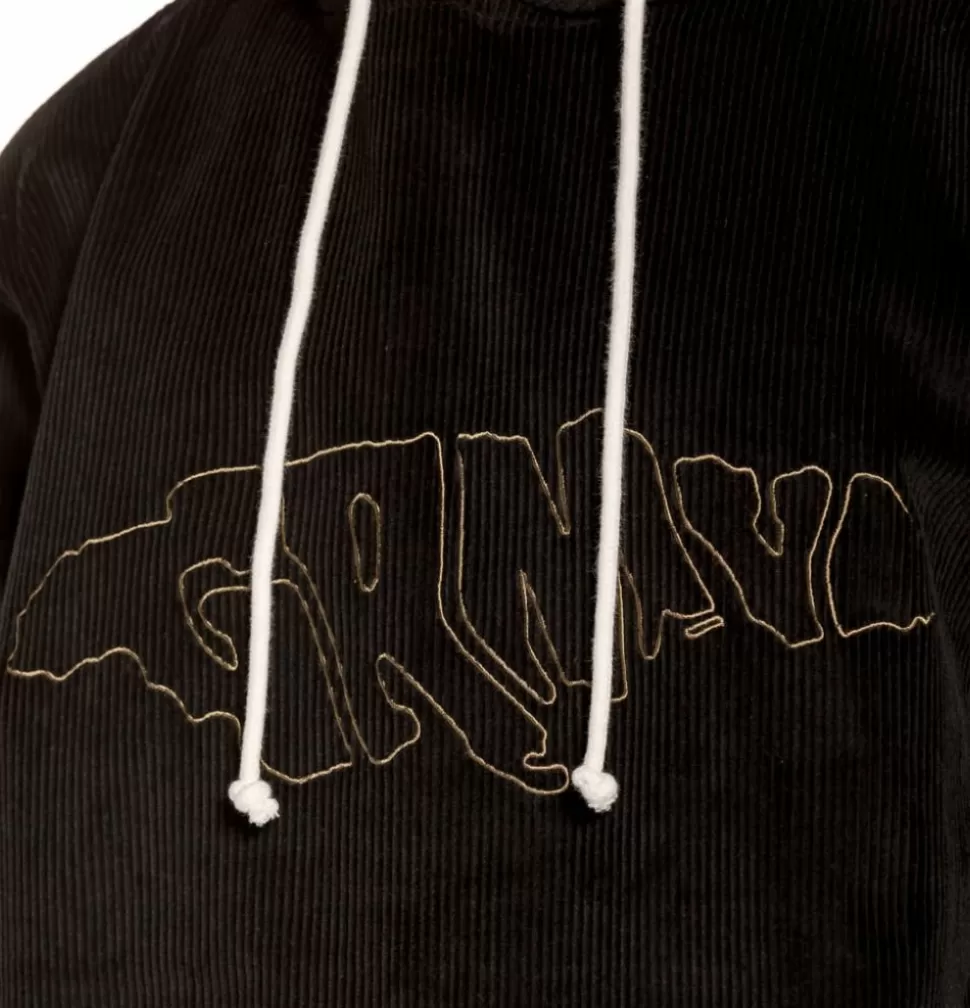 Sweatshirts*Grimey Sudadera "Aged Rum" Corduroy - Black - Winter 21