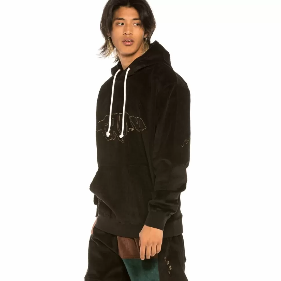 Sweatshirts*Grimey Sudadera "Aged Rum" Corduroy - Black - Winter 21
