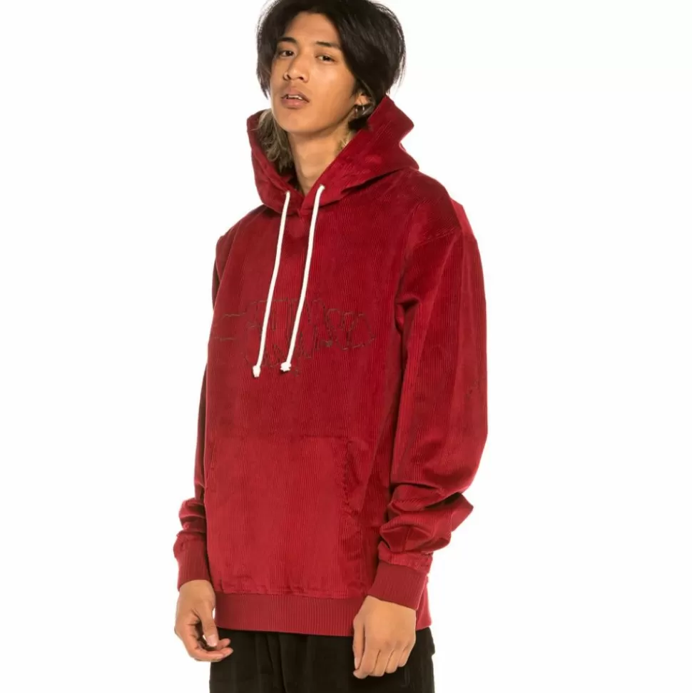 Sweatshirts*Grimey Sudadera "Aged Rum" Corduroy - Red - Winter 21