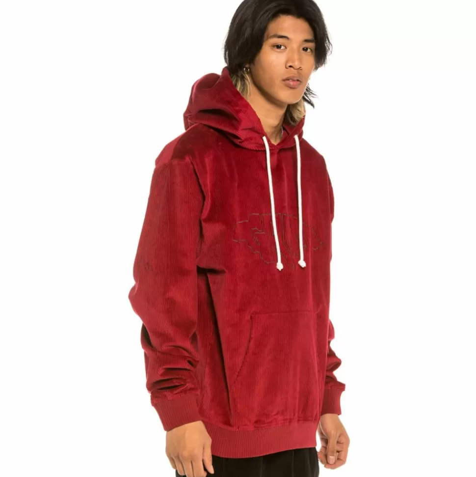 Sweatshirts*Grimey Sudadera "Aged Rum" Corduroy - Red - Winter 21