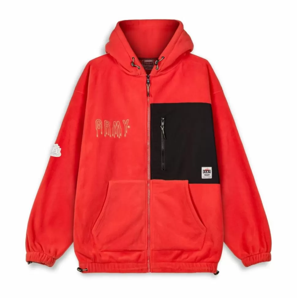 Jackets*Grimey Sudadera Back At You Polar - Red - Fw23