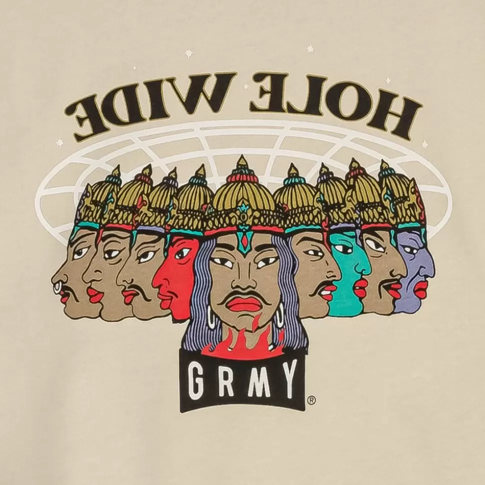 Organic*Grimey Sudadera Back At You Vintage - Cream - Fw23