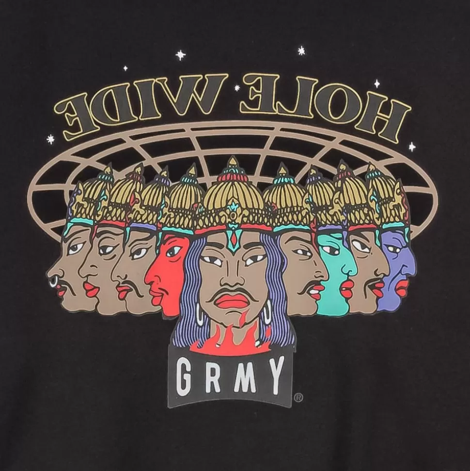 Organic*Grimey Sudadera Back At You Vintage Crewneck - Black - Fw23