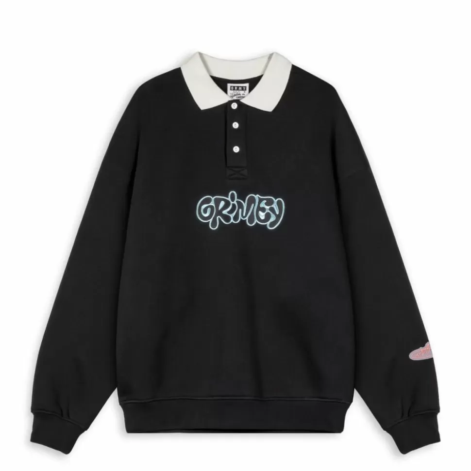 Ss24*Grimey Sudadera Bloodsucker Polo - Black - Ss24