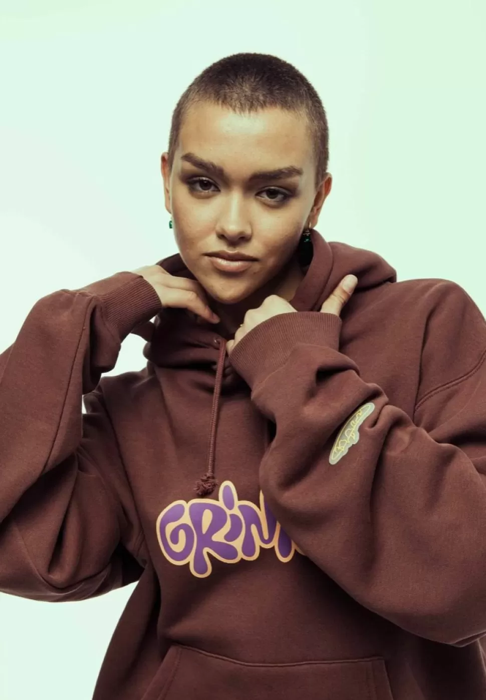Organic*Grimey Sudadera Bloodsucker Vintage - Brown - Ss24