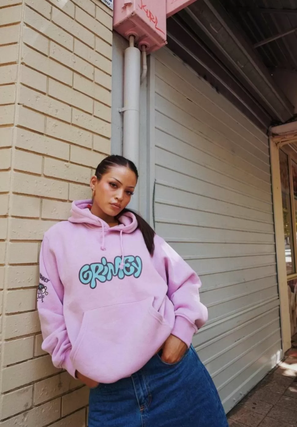 Organic*Grimey Sudadera Bloodsucker Vintage - Purple - Ss24