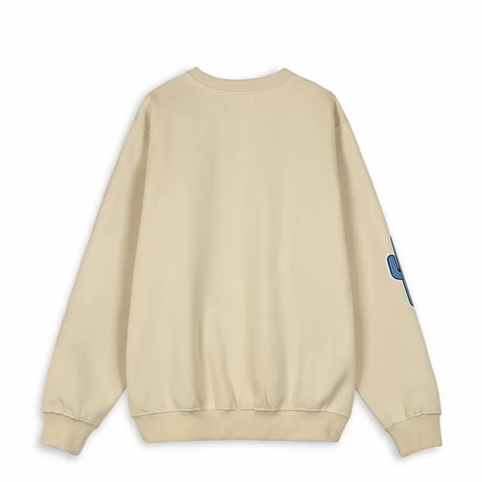 Organic*Grimey Sudadera Causing Panic The Charleston Blvd Vintage - Cream - Ss24