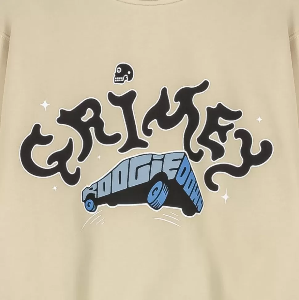 Organic*Grimey Sudadera Causing Panic The Charleston Blvd Vintage - Cream - Ss24