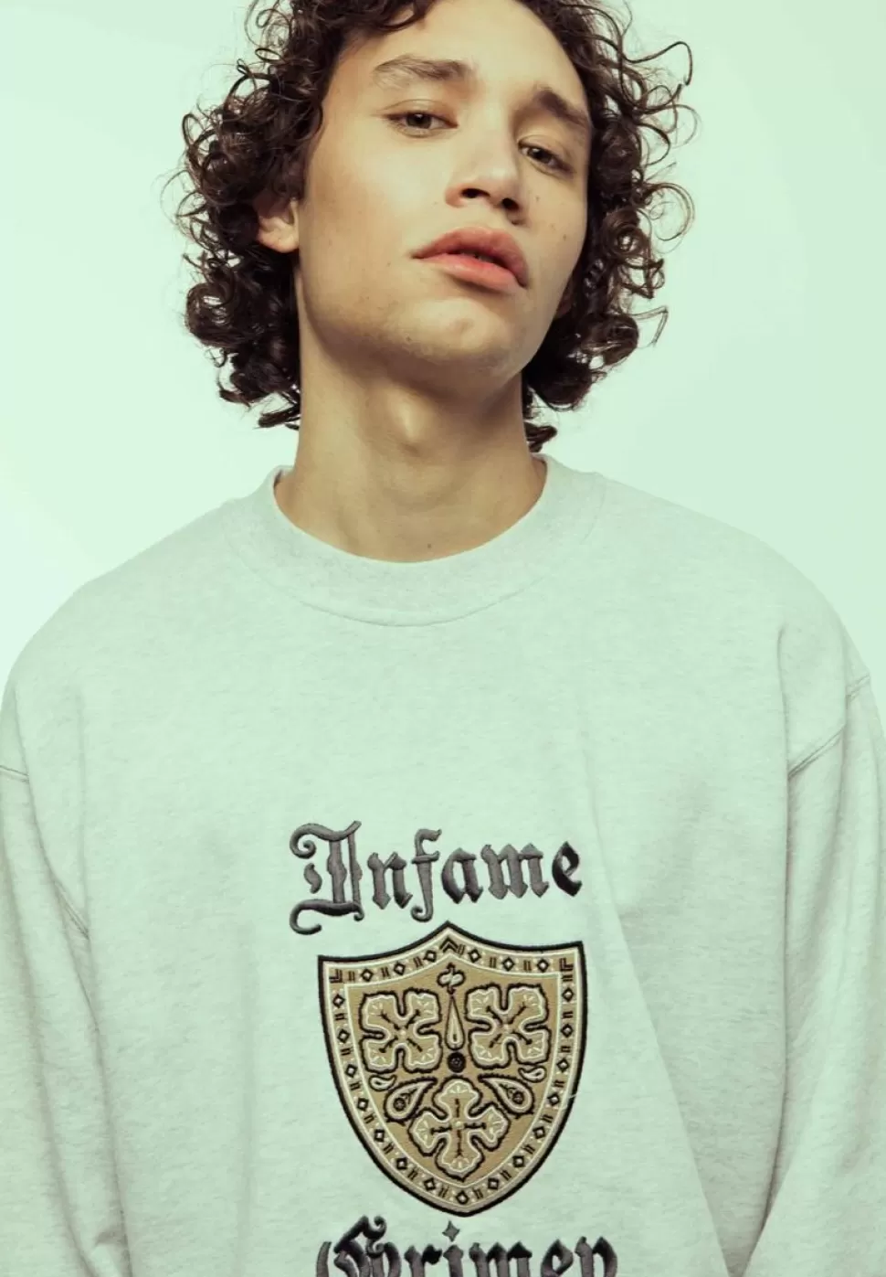 Ss24*Grimey Sudadera Causing Panic Vintage - Sport Grey - Ss24