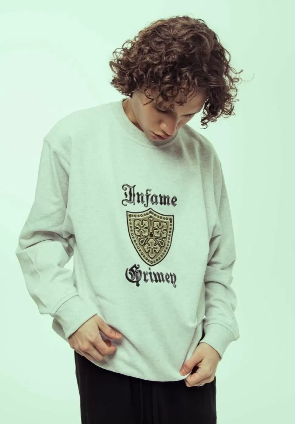 Ss24*Grimey Sudadera Causing Panic Vintage - Sport Grey - Ss24