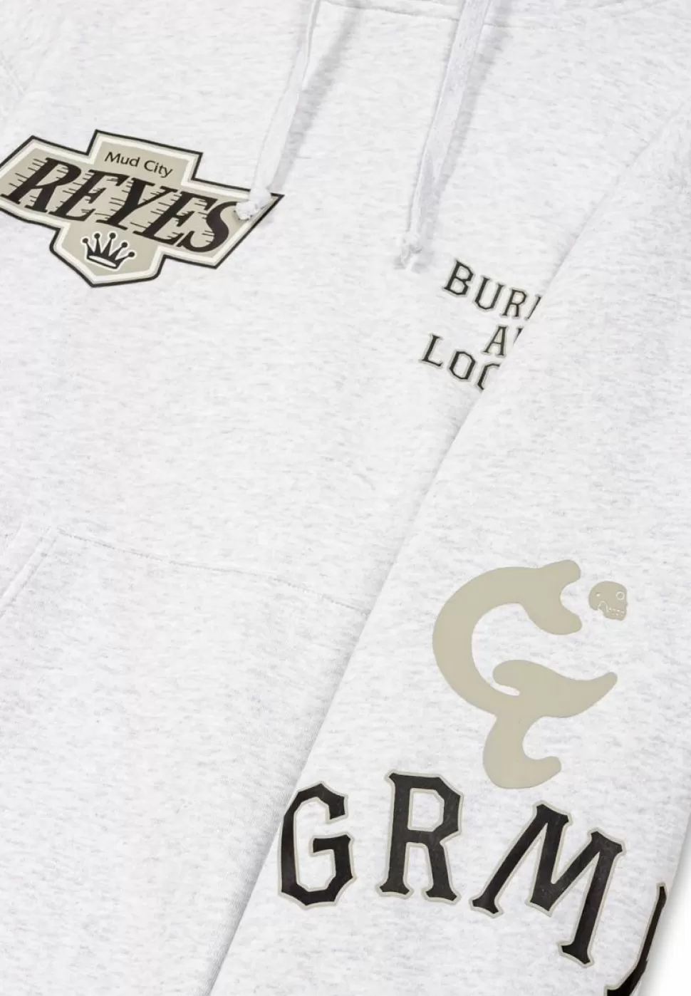 Ss24*Grimey Sudadera Causing Panic Vintage - Sport Grey - Ss24