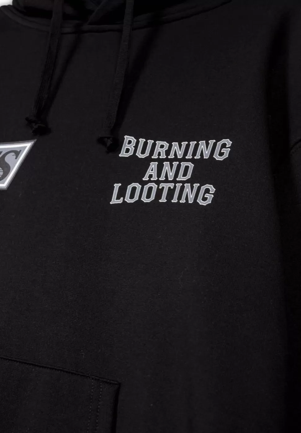 Ss24*Grimey Sudadera Causing Panic Vintage Hoodie - Black - Ss24