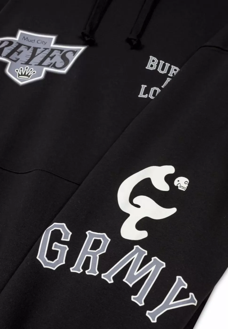 Ss24*Grimey Sudadera Causing Panic Vintage Hoodie - Black - Ss24