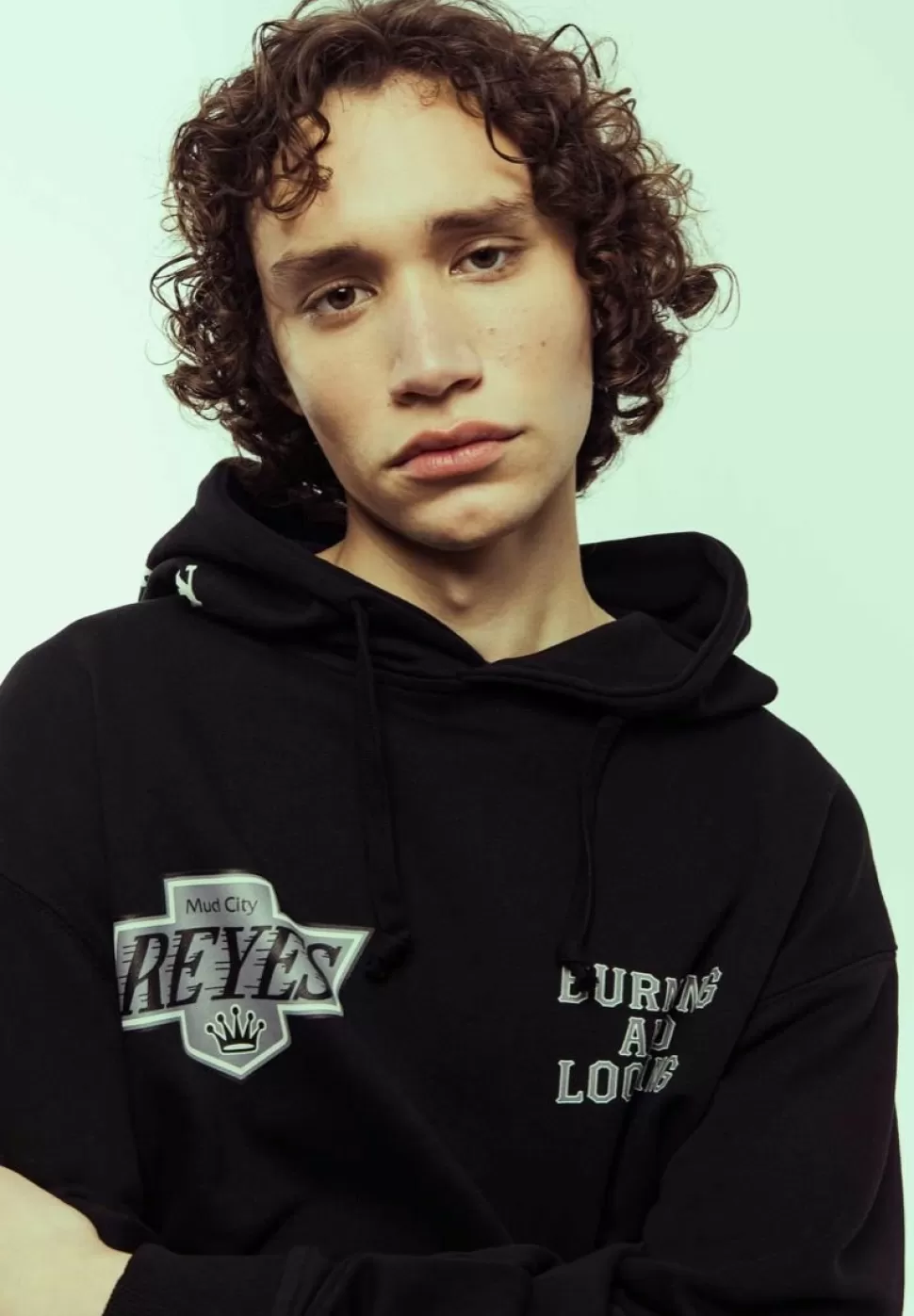 Ss24*Grimey Sudadera Causing Panic Vintage Hoodie - Black - Ss24