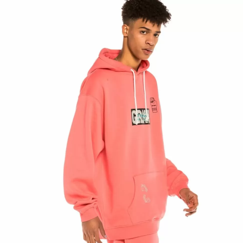 Sweatshirts*Grimey Sudadera "Day Dreamer" Hoodie - Coral - Spring 22