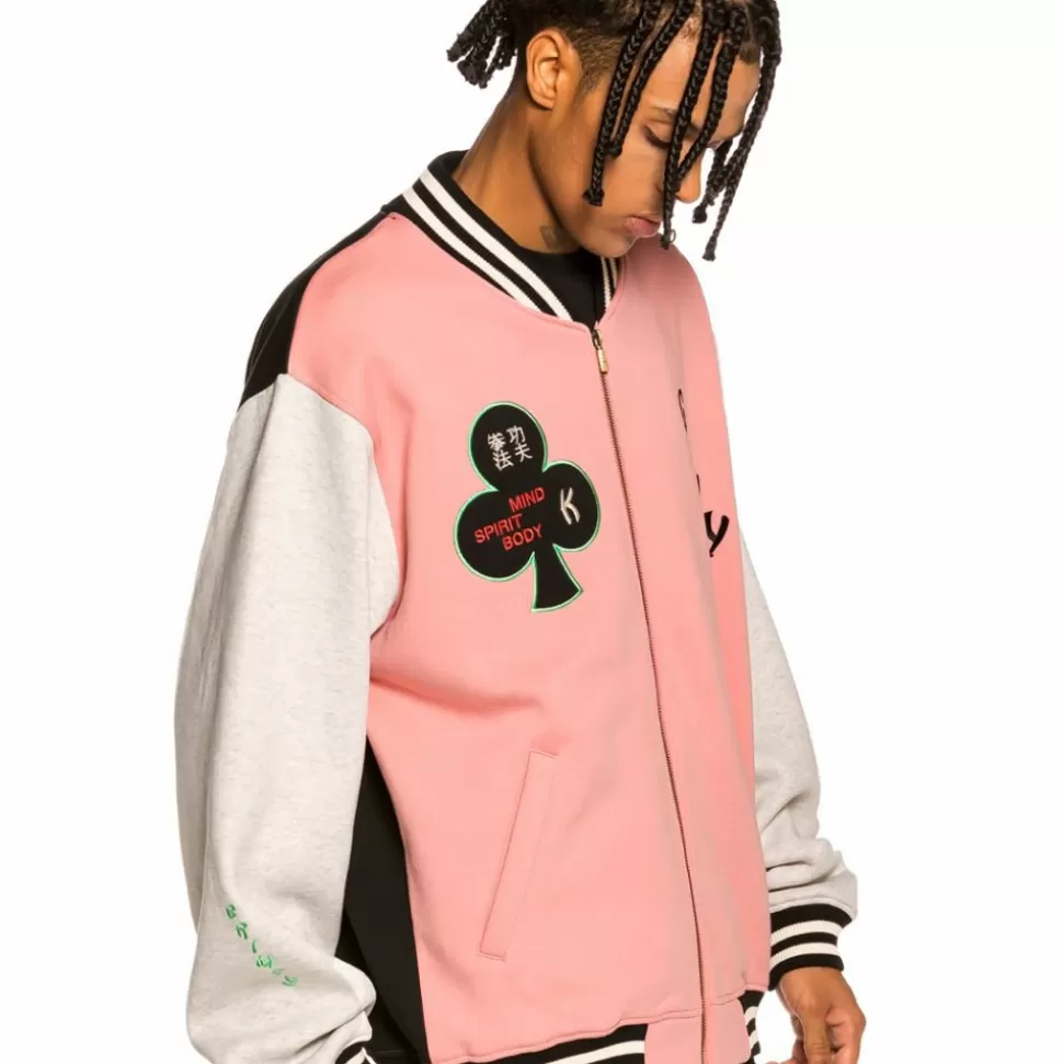 Sweatshirts*Grimey Sudadera "Destroy All Fear" Zip Crewneck - Pink - Fall 21