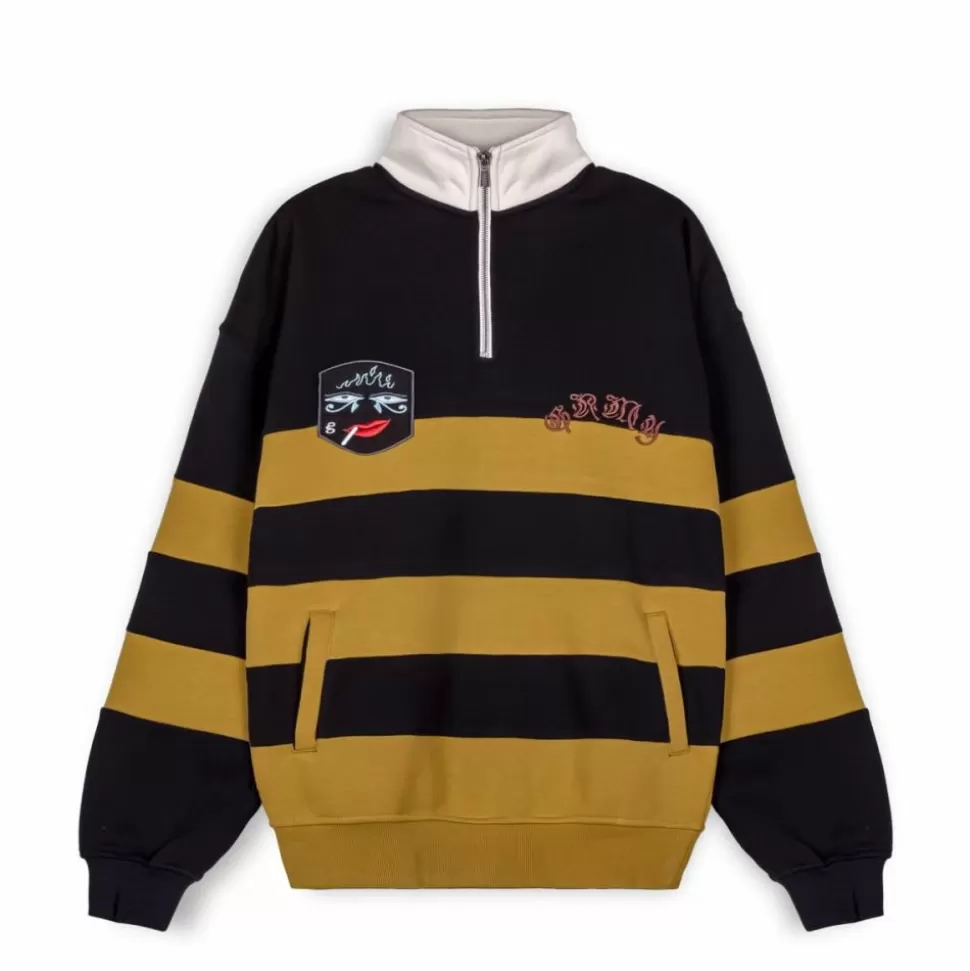 Sweatshirts*Grimey Sudadera Fire Route High Neck - Black - Spring 23