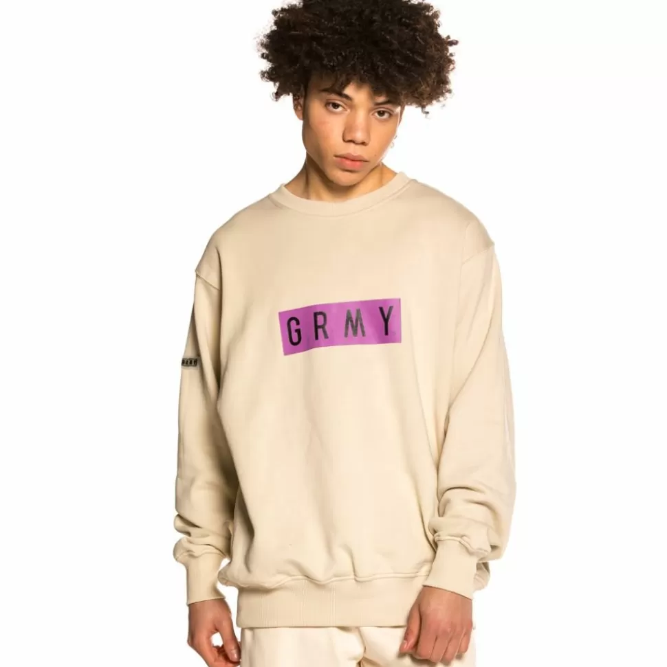 Sweatshirts*Grimey Sudadera "Frenzy" Crewneck - Sand - Summer 21