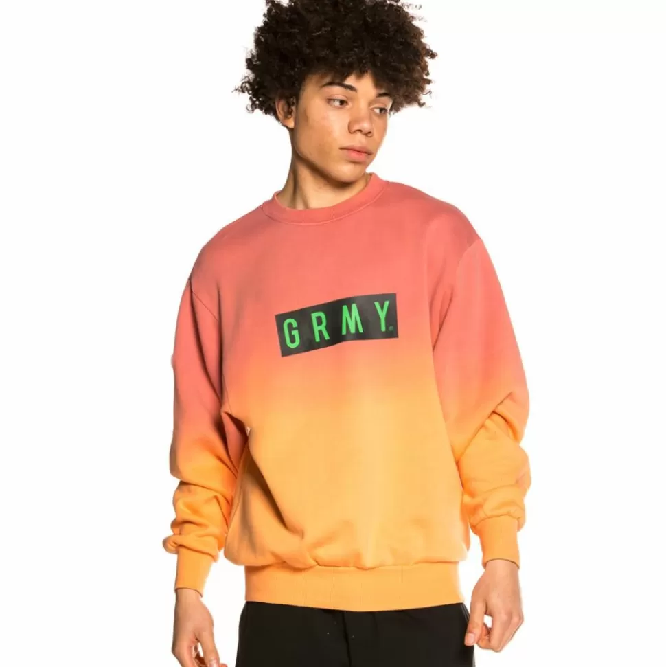 Sweatshirts*Grimey Sudadera "Frenzy" Gradient Crewneck - Pink - Summer 21