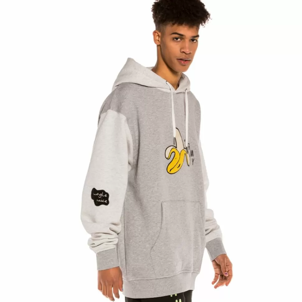 Sweatshirts*Grimey Sudadera "Jungle Punch Banana" Hoodie - Sport Grey - Spring 22