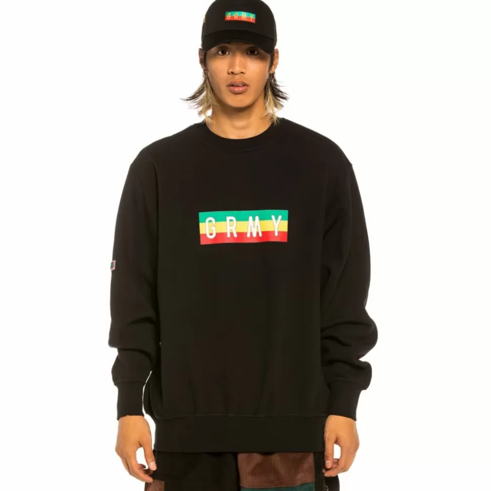 Sweatshirts*Grimey Sudadera "Les Memories" Crewneck - Black - Winter 21