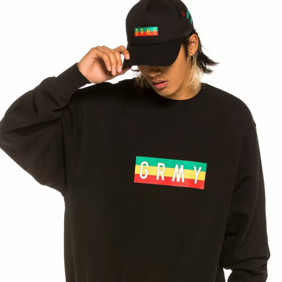 Sweatshirts*Grimey Sudadera "Les Memories" Crewneck - Black - Winter 21