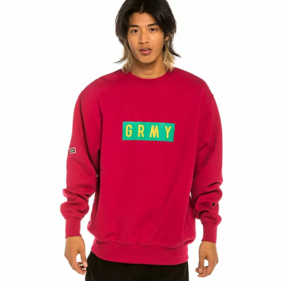 Sweatshirts*Grimey Sudadera "Les Memories" Crewneck - Red - Winter 21