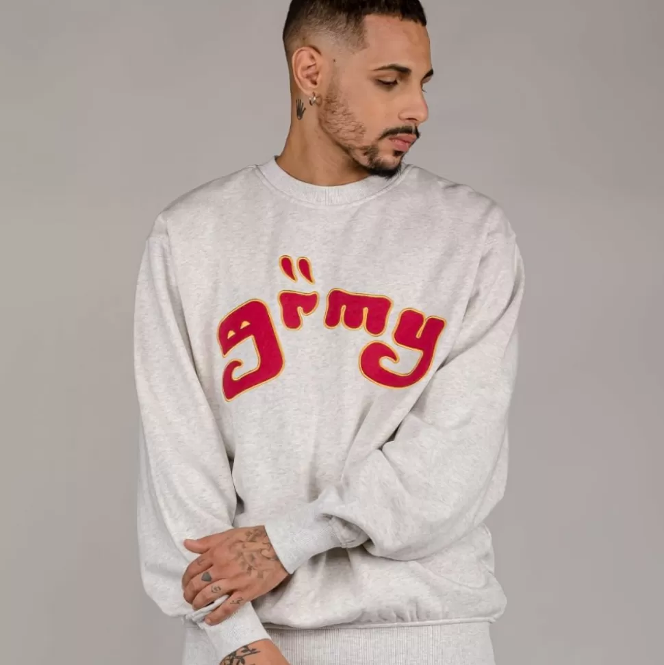 Sweatshirts*Grimey Sudadera "Lust Mantra" Crewneck - Sport Grey - Fall 22