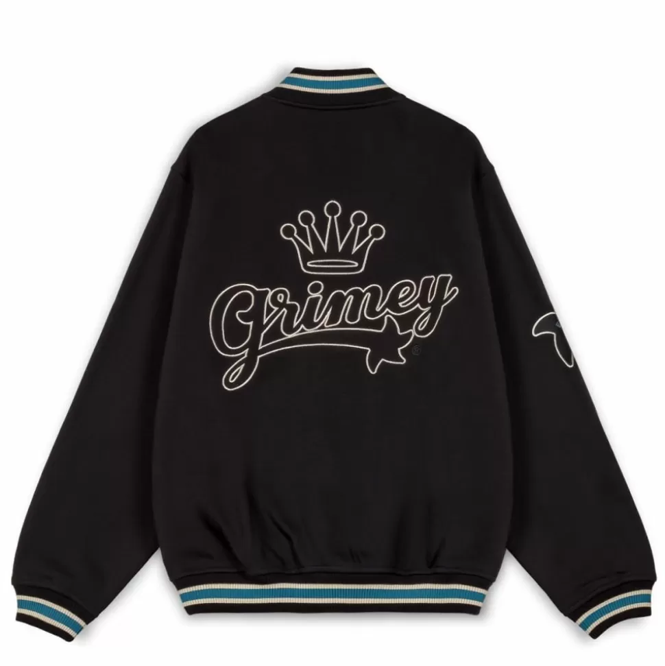 Sweatshirts*Grimey Sudadera Madrid Fleece Button Heavyweight - Black - Fw23