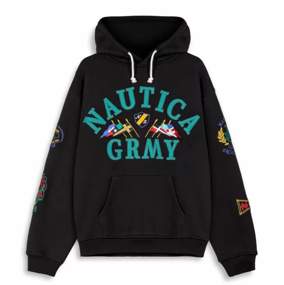 Ss24*Grimey Sudadera Mighty Harmonist Nautica X Grmy - Black - Ss24