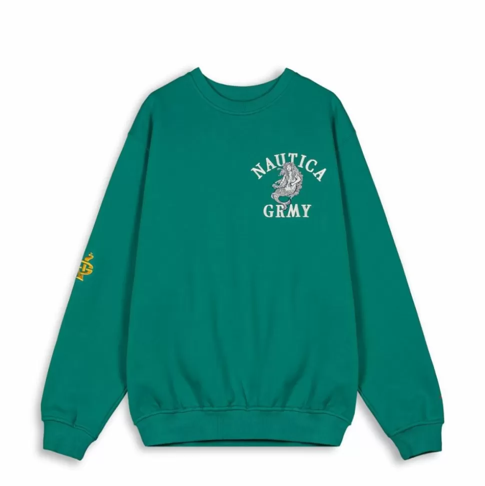 Ss24*Grimey Sudadera Mighty Harmonist Nautica X Grmy - Green - Ss24