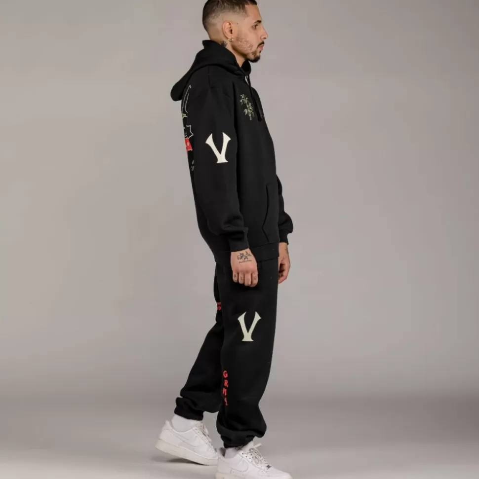 Sweatshirts*Grimey Sudadera "Pasion Gamberra (Gp X Grmy)" Hoodie - Black - Fall 22