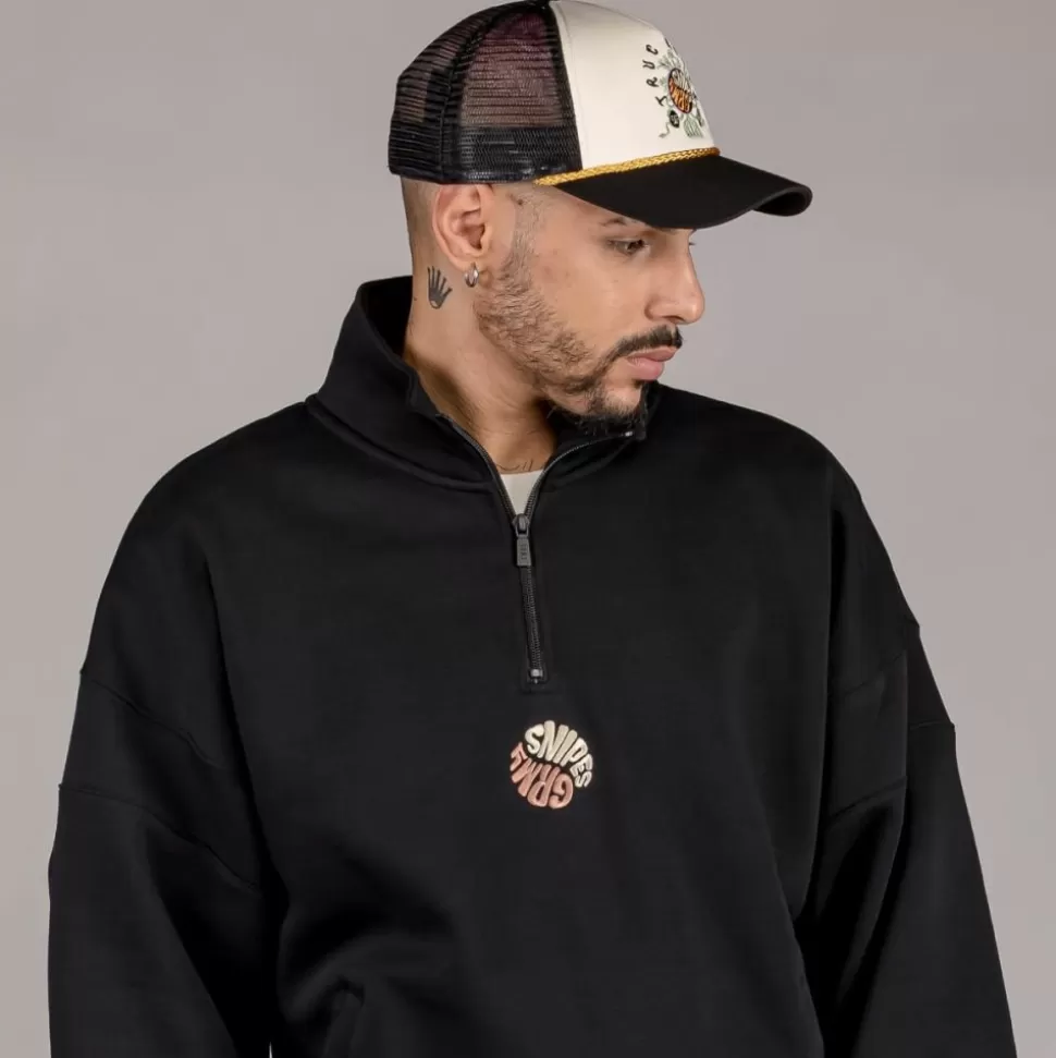 Sweatshirts*Grimey Sudadera "Snipes X True Roots" High Neck - Black - Fall 22